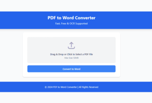 PDF to Word Converter